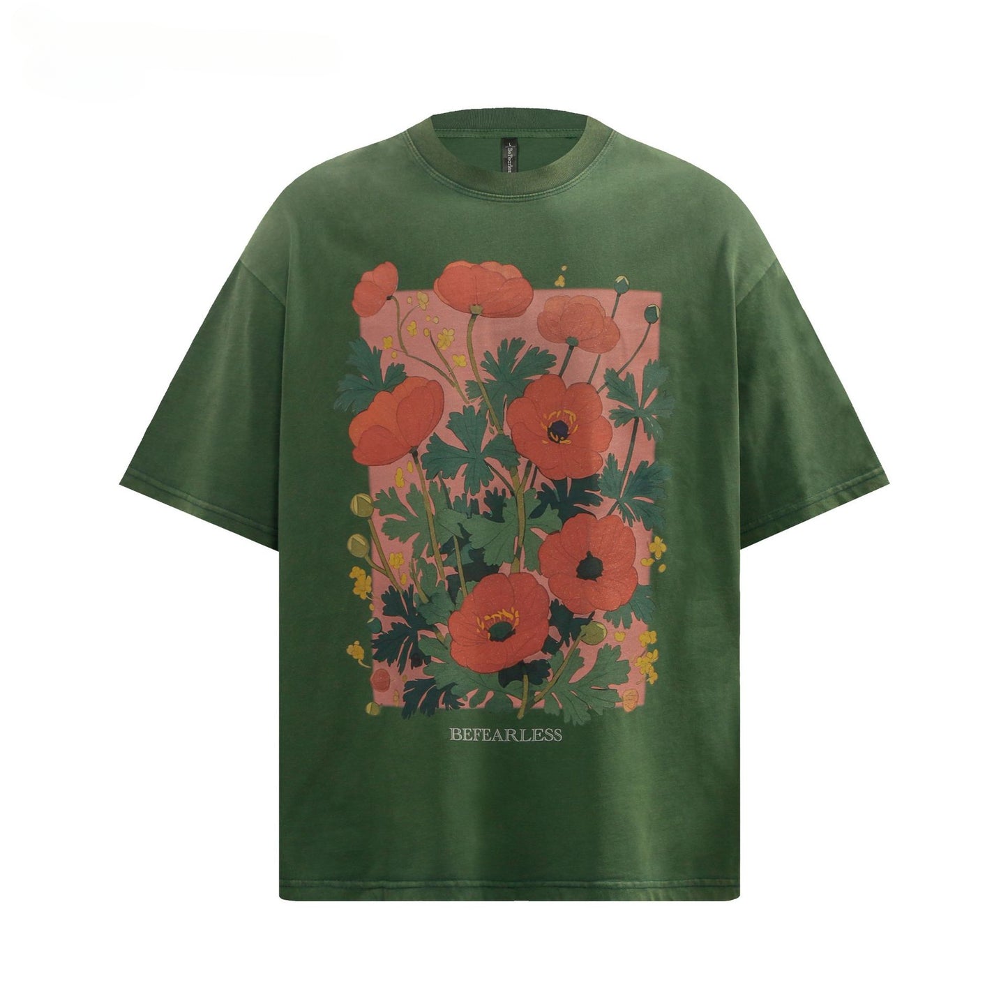 80s And 90s Vintage T Shirts Make Old Floral Short Sleeves Summer Loose For Men And Women