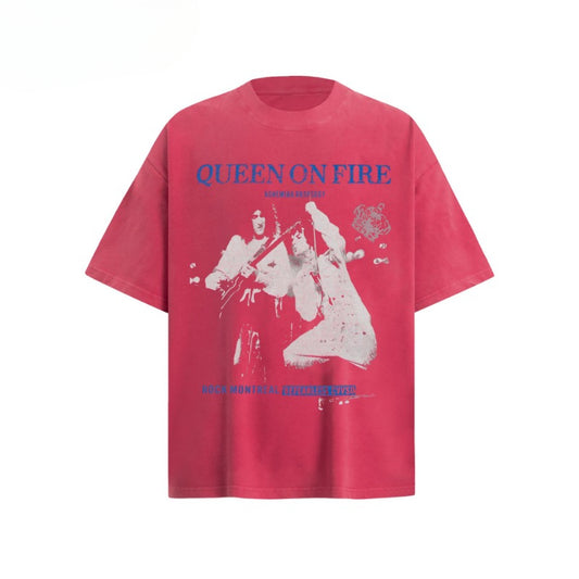 80s And 90s Vintage T Shirts Vintage Washing Old Band Short Sleeve T-Shirts