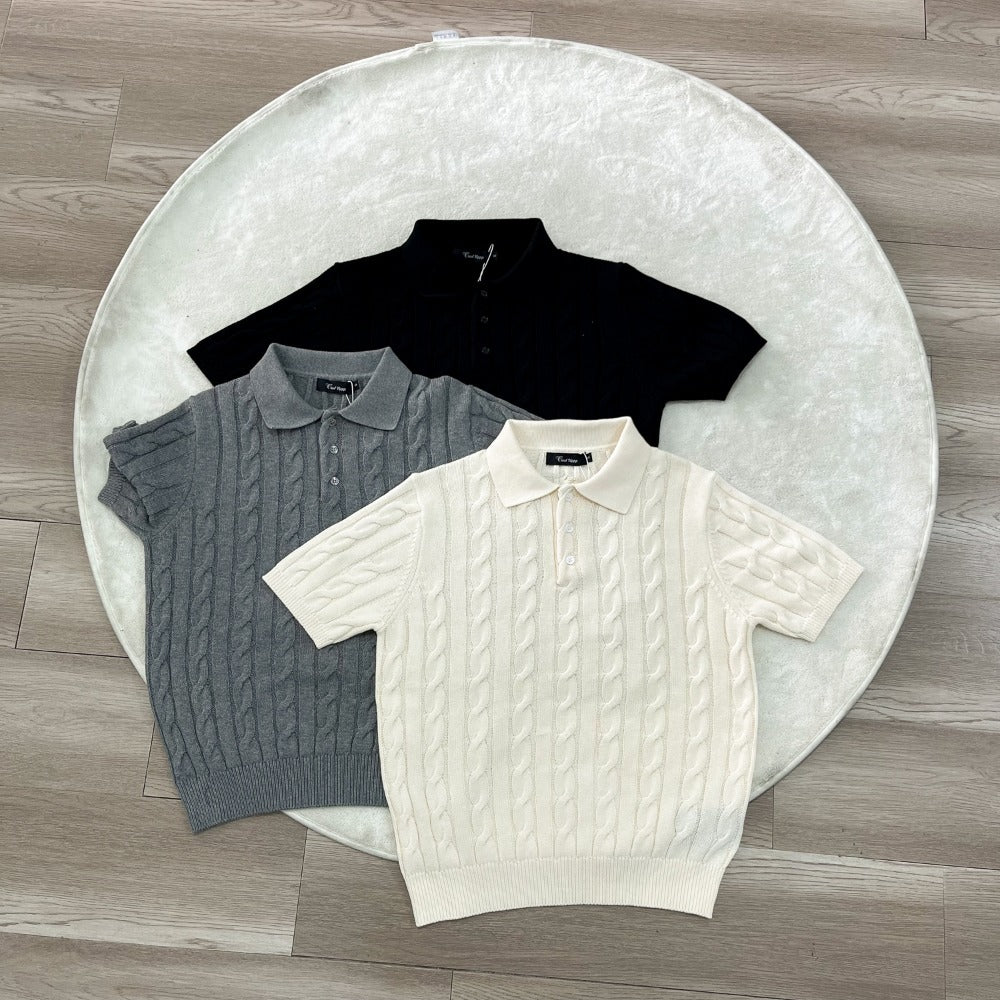 Streetwear Eua t shirt Polo collar combed long staple cotton short sleeve t-shirt
