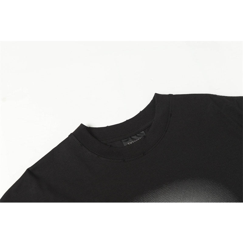 Casual Street Wear High Neck Loose Short Sleeve T-Shirt