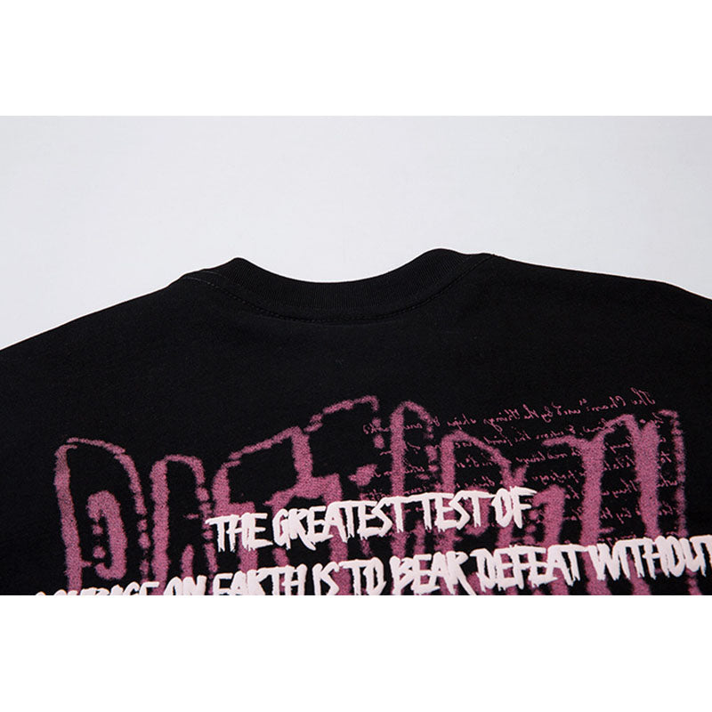 Hip Hop Clothes New York Short Sleeve T-Shirt Loose Oversize Top