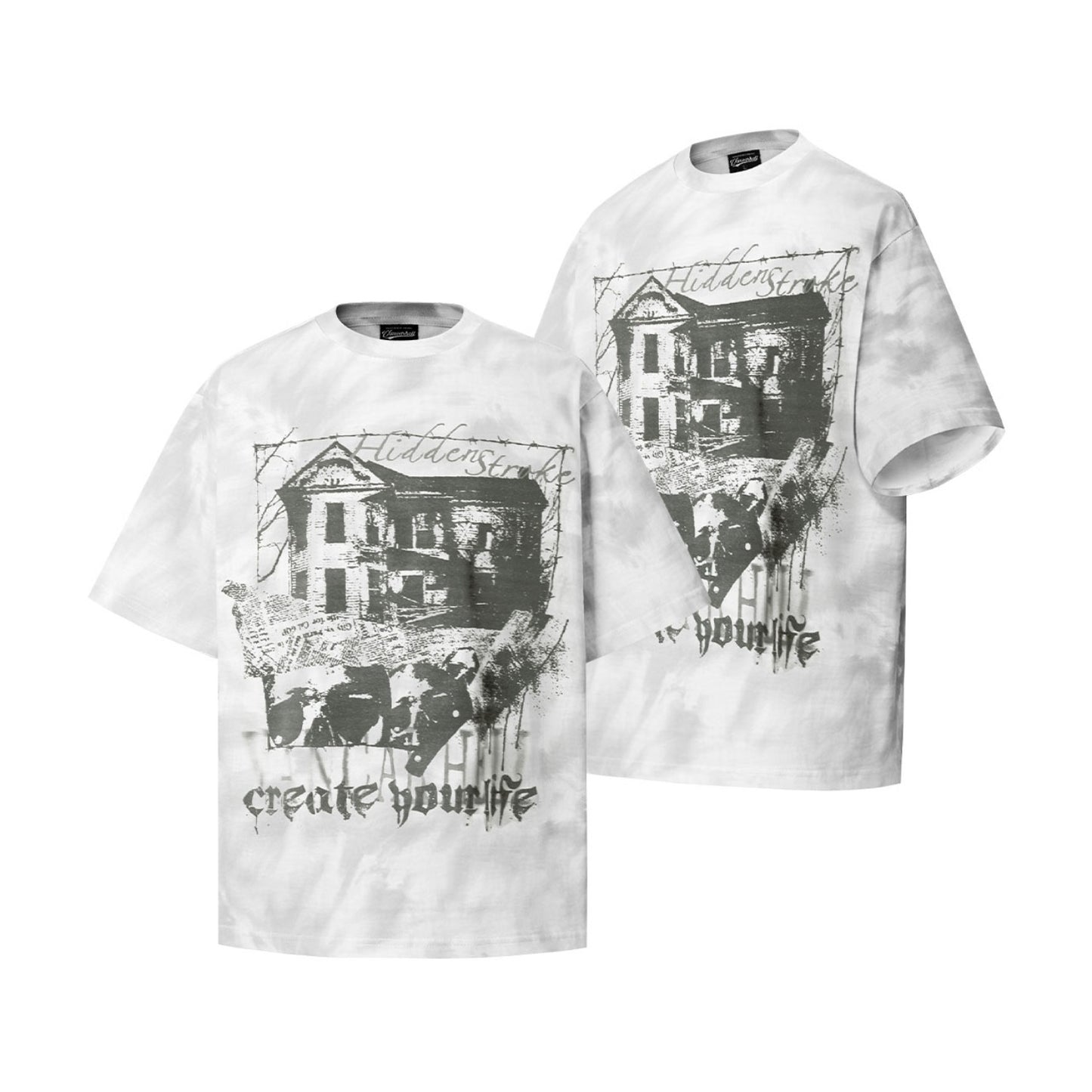 Unisex T-shirts Summer Pattern Men's Loose Short Sleeve T-Shirt