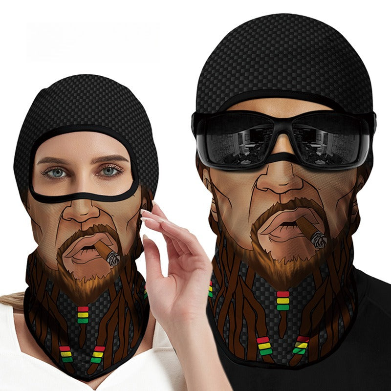 Cycling Windproof Hood Face Protection Men's and Women's