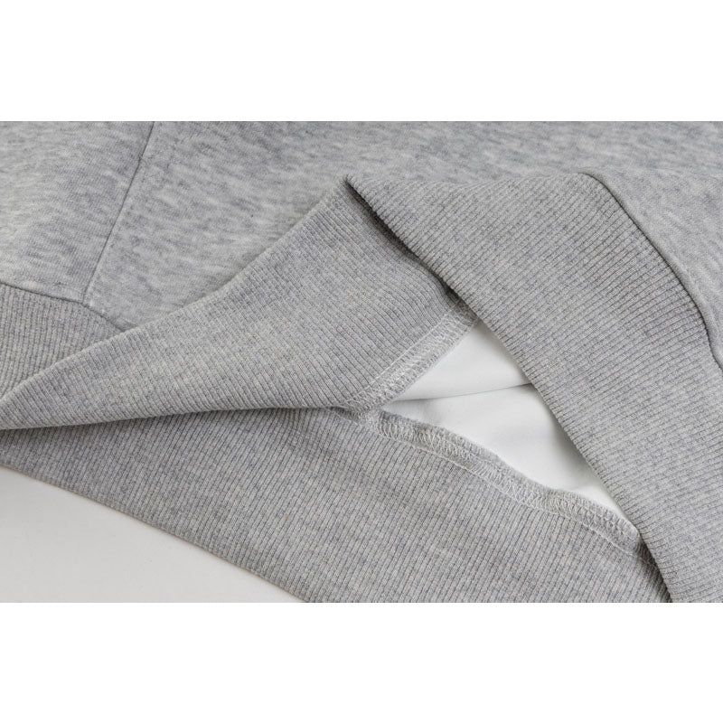 Streetwear Hoodie Letter Embroidered Hooded Sweater Fall Loose Hoodie