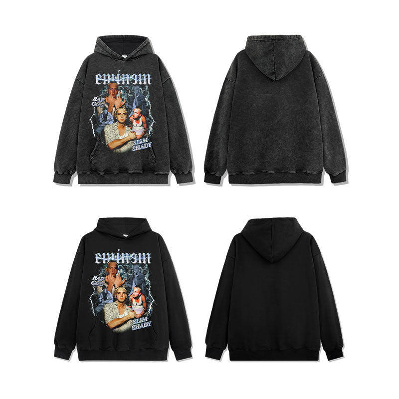 Marcas streetwear usa vintage Eminem crew neck sweater