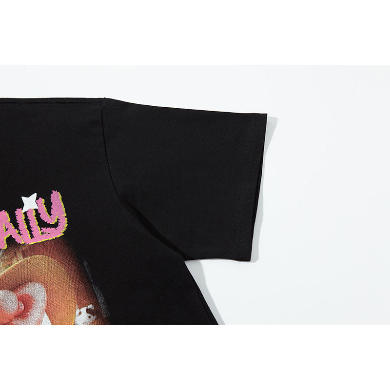 Nostalgia T Shirts Short Sleeve T-Shirt oversize