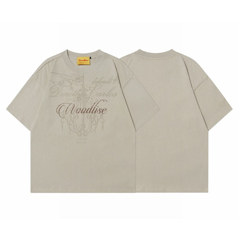 90s West Coast Hip Hop Fashion T Shirts Loose T-Shirt Top