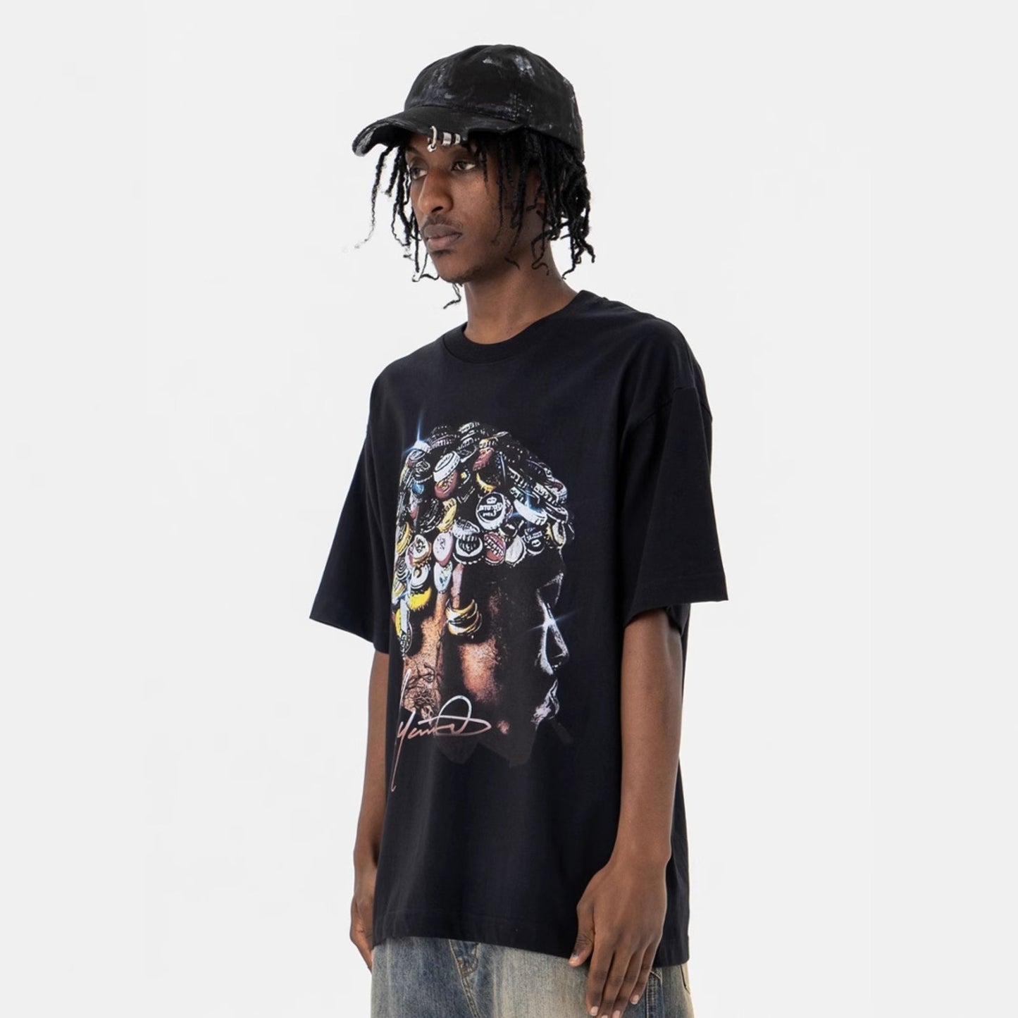Vic Streetwear Casual Short Sleeve T-Shirt