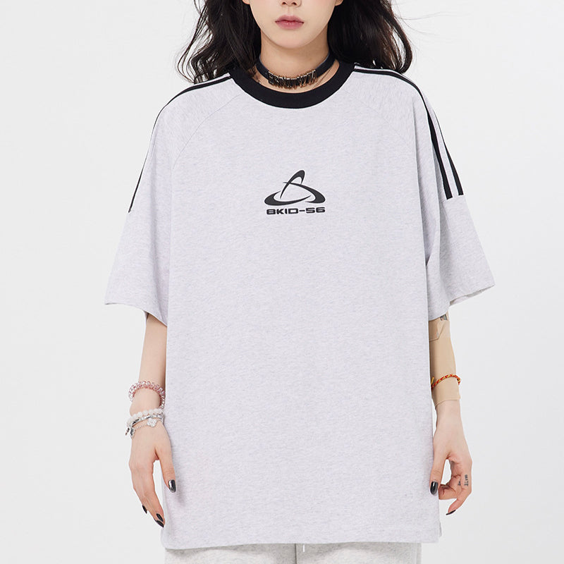 Hip hop shirt vintage short sleeve t-shirt summer loose