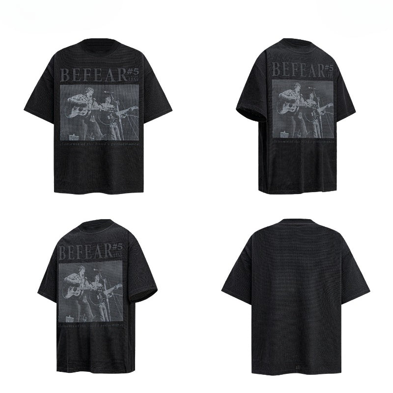 80s And 90s Vintage T-Shirts Soul Rock Waffle Short Sleeve T-Shirt