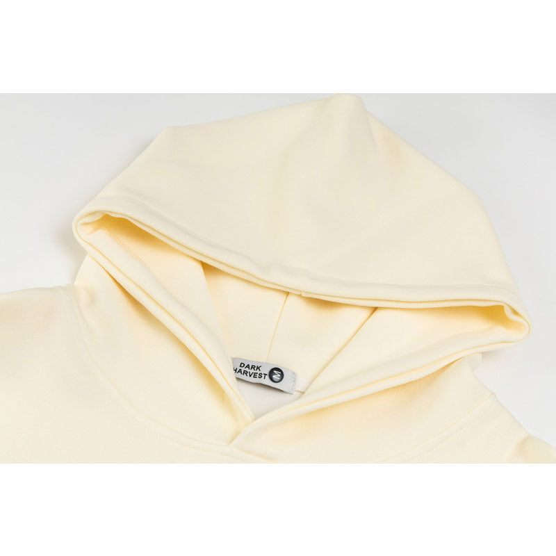 Streetwear Hoodie Letter Embroidered Hooded Sweater Men's Autumn Loose Casual Hoodie