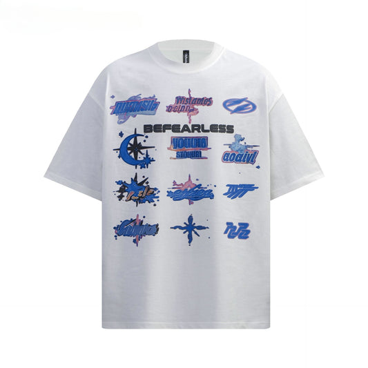 80s And 90s Vintage T Shirts Short Sleeve Summer Loose