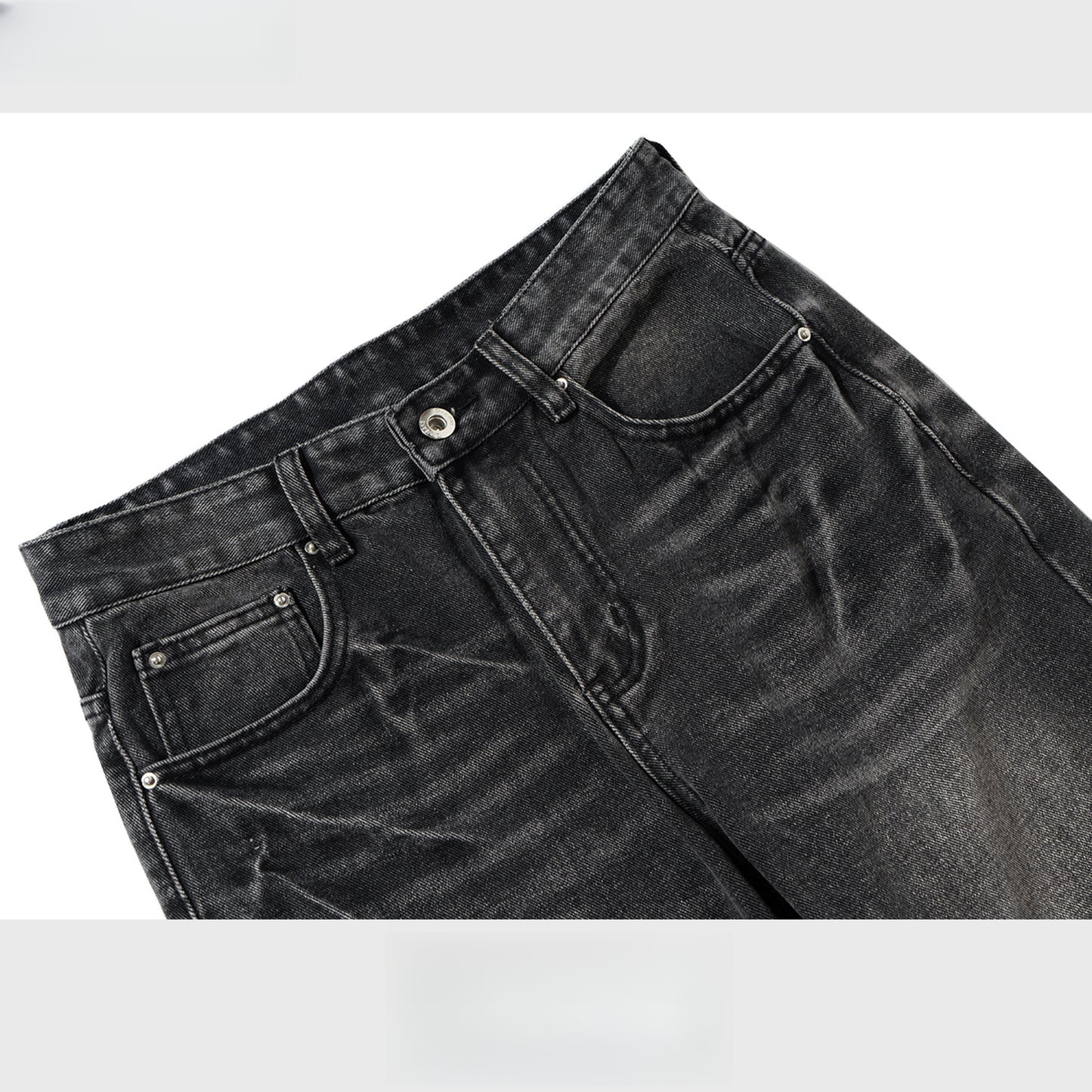 Rock Revival Jeans Washed Trousers Straight Jeans