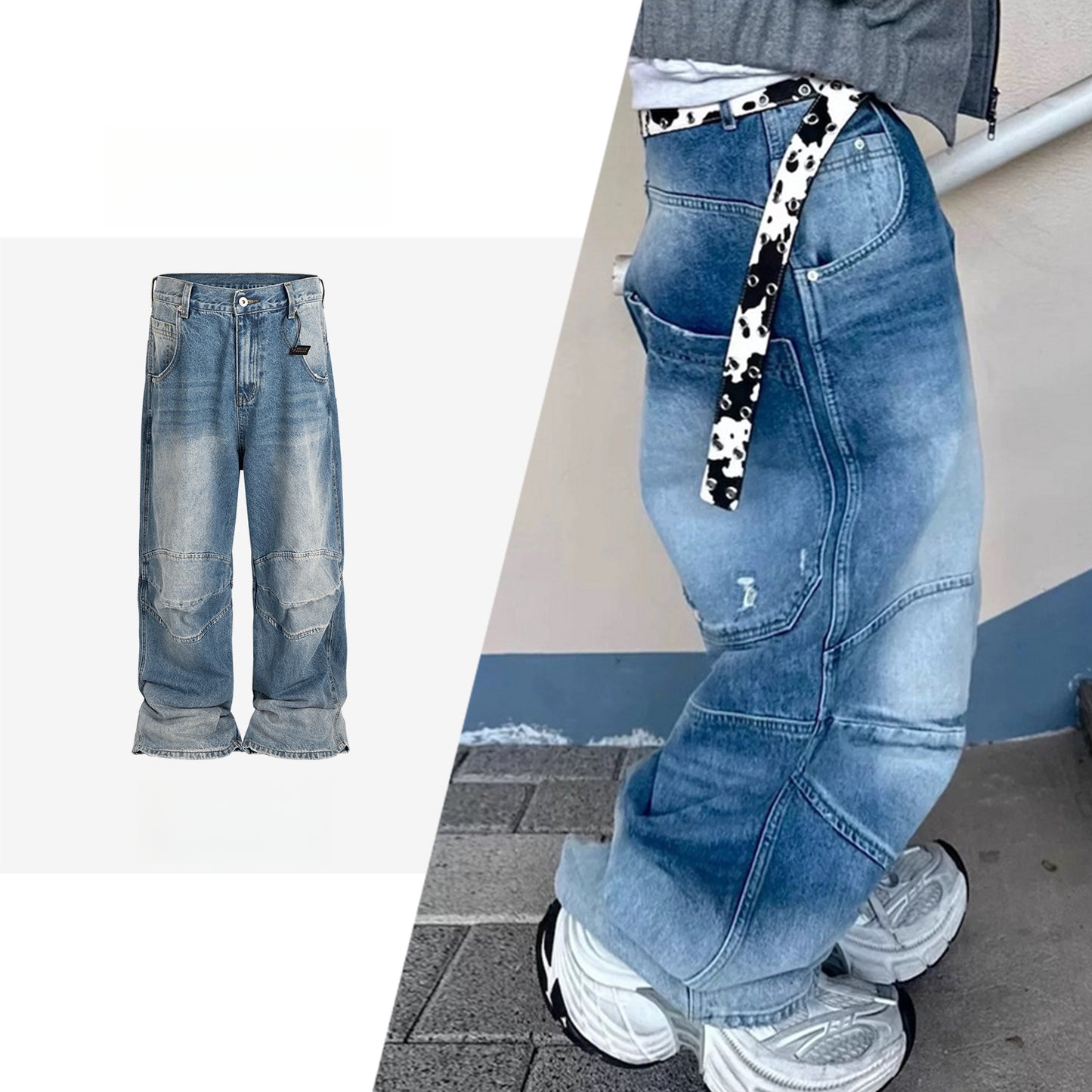 Rock Revival Jeans Washed Old Trousers Jeans
