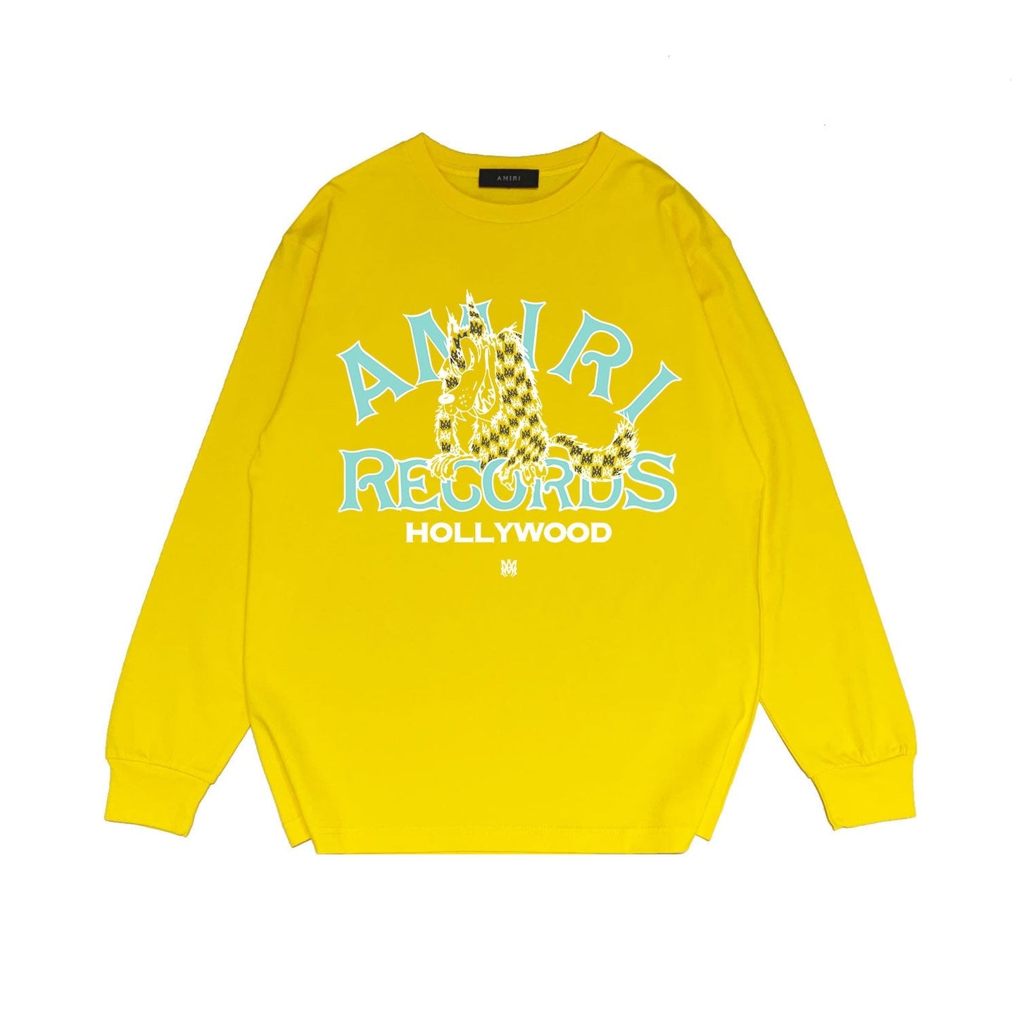 Amiri Long Sleeved Shirt Printed Trendy Pure Cotton