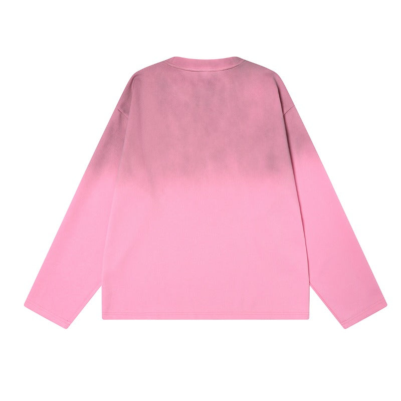 Unisex long-sleeved shirt autum inkjet graffiti