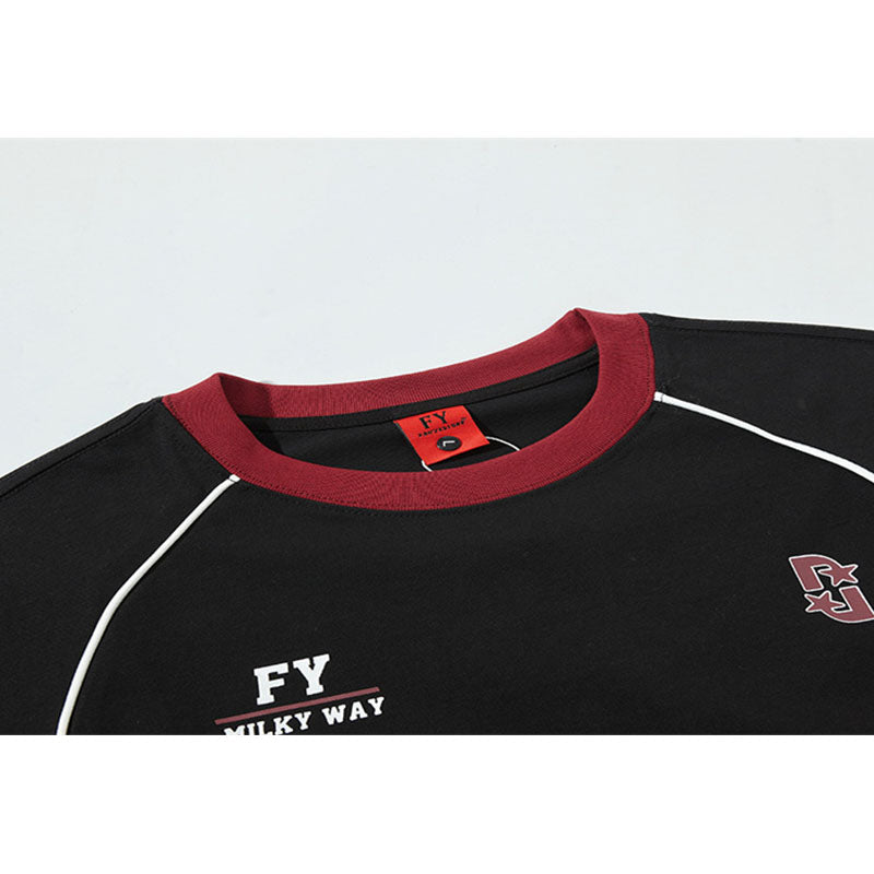 New York Hip Hop Style Vintage Summer Loose Casual Short Sleeve T-Shirt