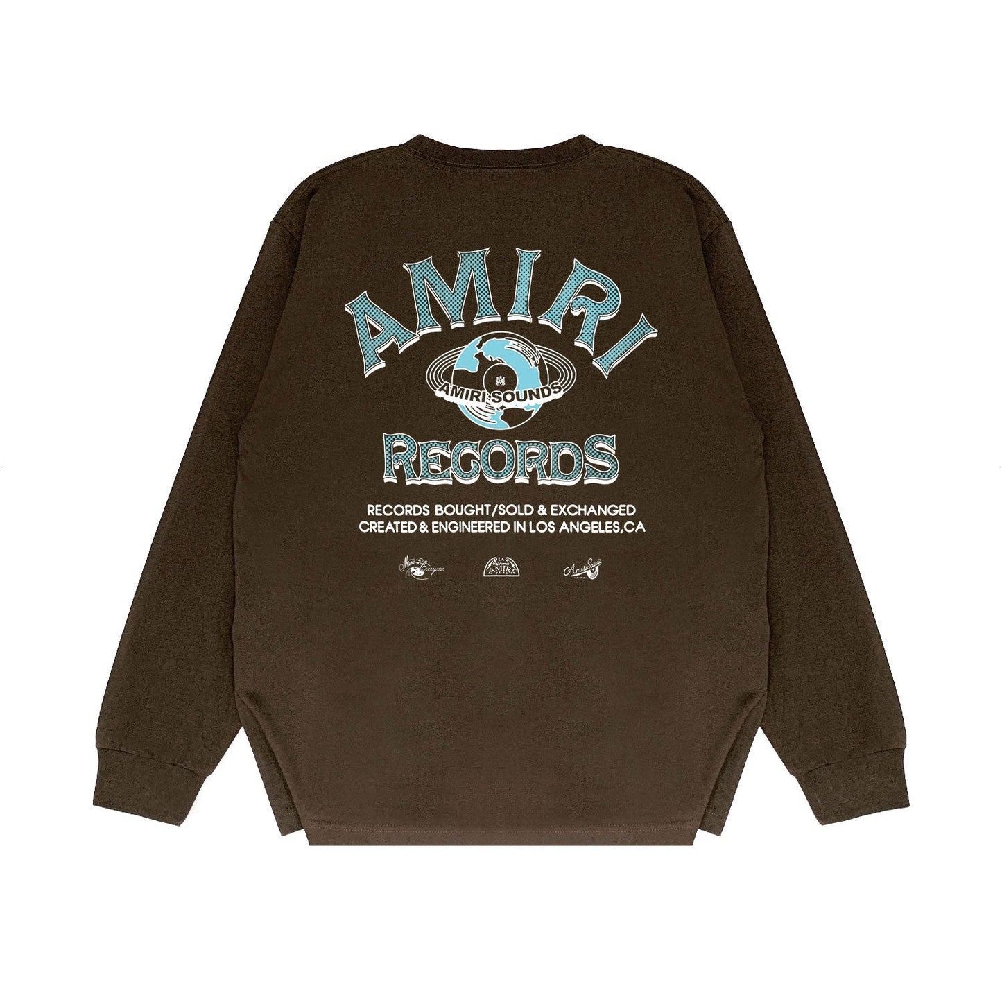Amiri Long Sleeved Shirt Printed Trendy Pure Cotton