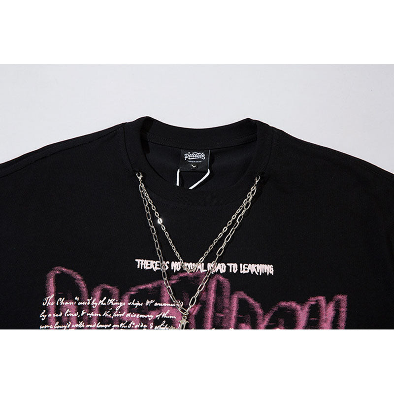 Hip Hop Clothes New York Short Sleeve T-Shirt Loose Oversize Top
