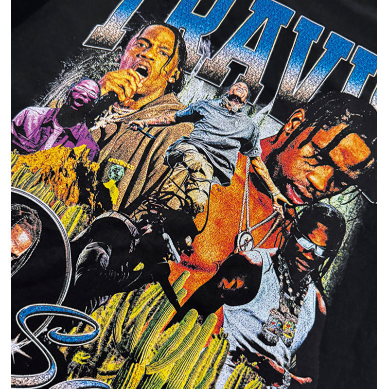 Outfit streetwear Travis Scott T-shirt
