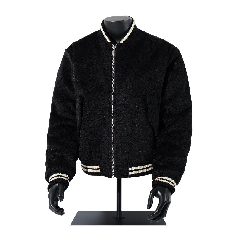 Unisex Down Jacket Men's Winter Warm Wool Padded Jacket