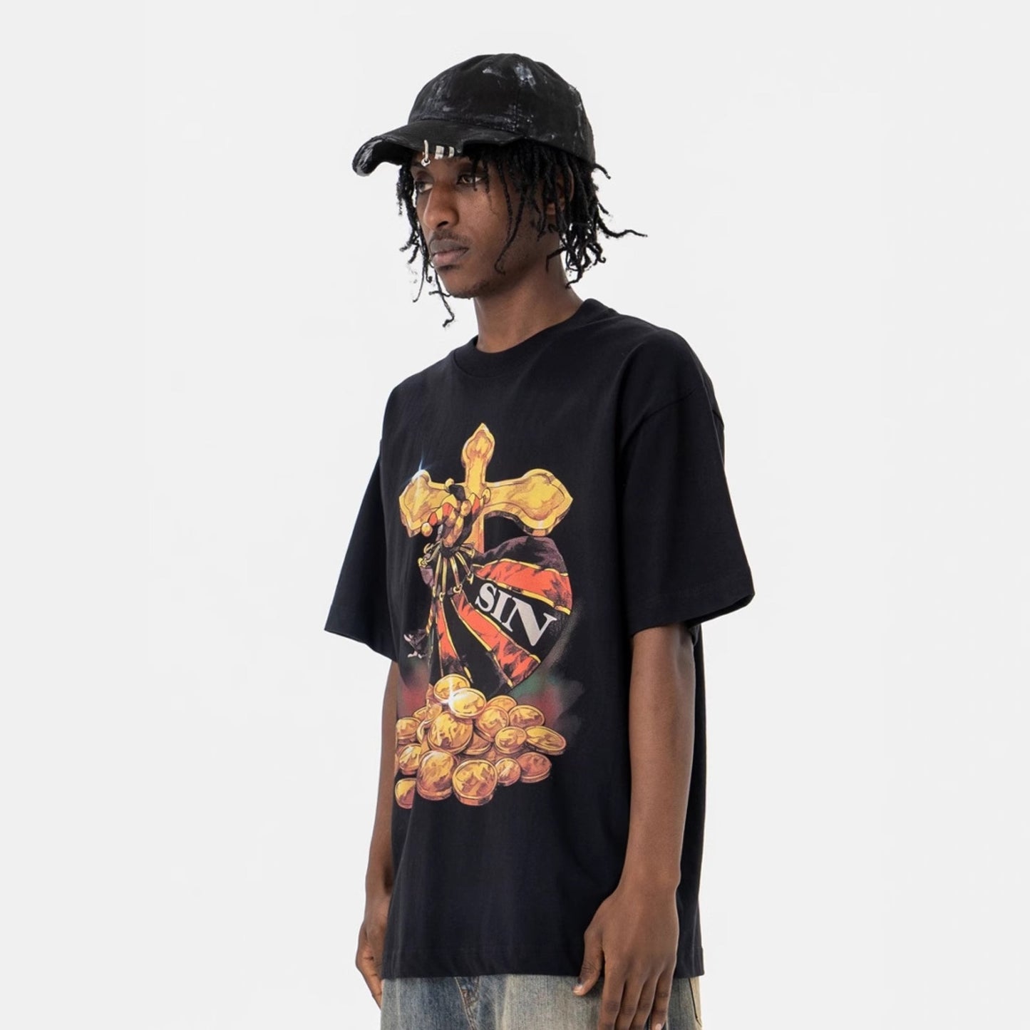 Vic Streetwear Summer Casual Short Sleeve T-Shirt