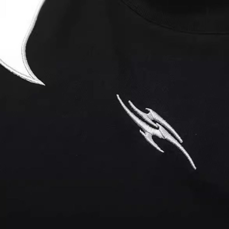 T shirt vintage usa summer embroidery short sleeve t-shirt