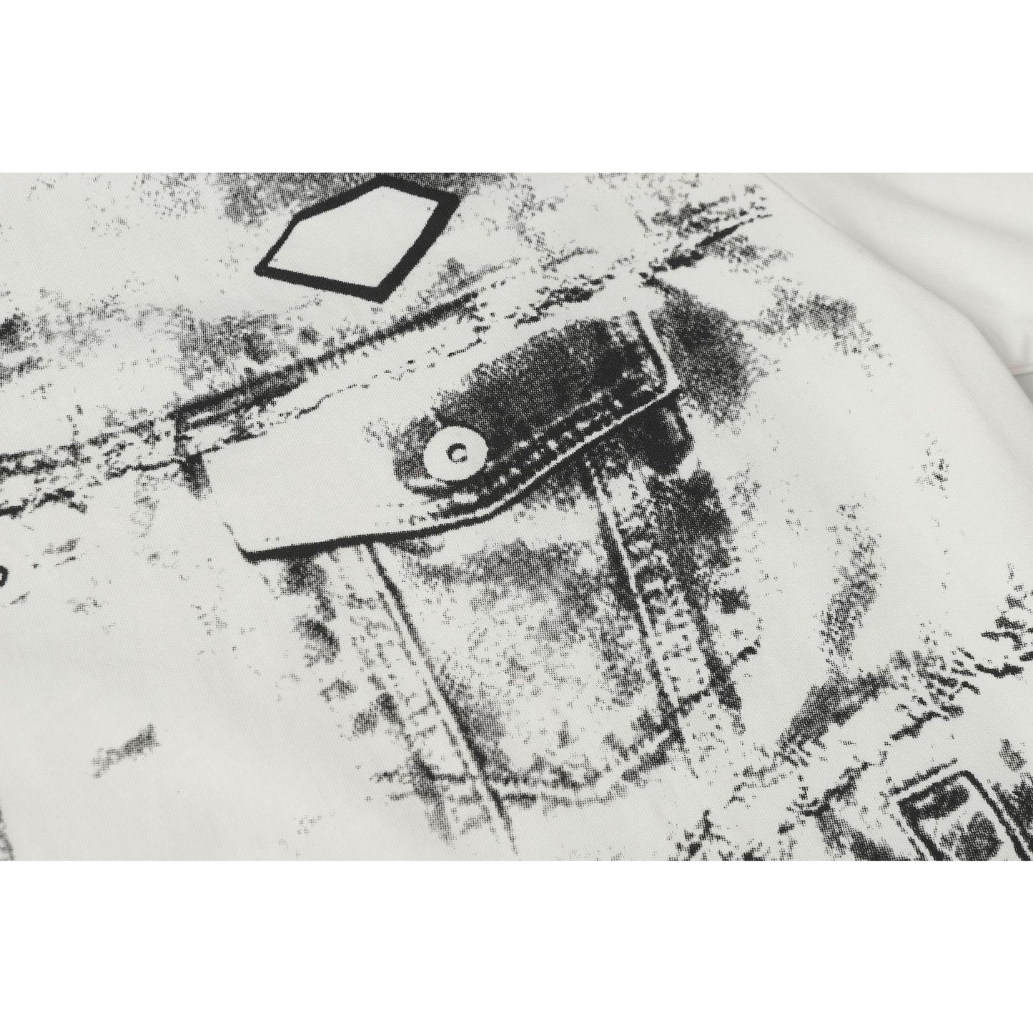 Hip Hop Clothing Summer Hip Hop Graffiti T-Shirt Short Sleeve