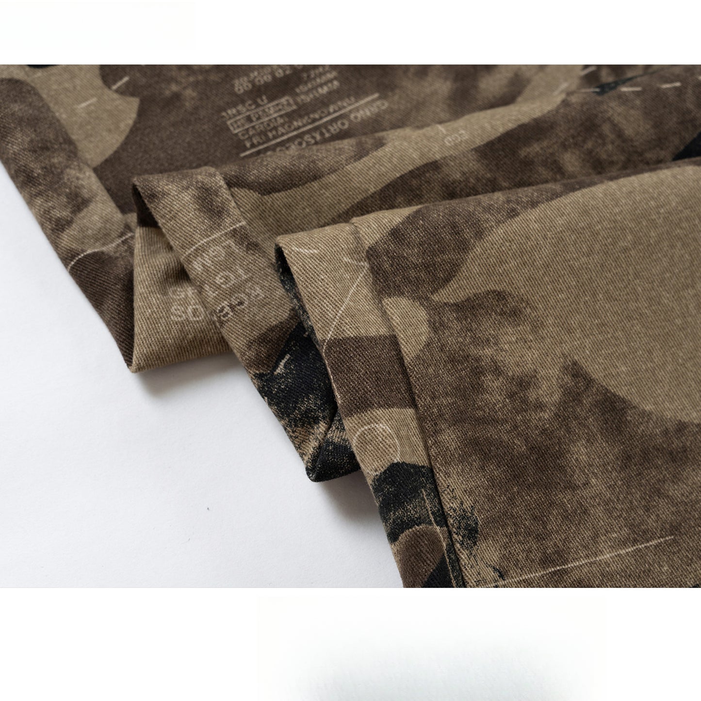 Rock Revival Jeans Multi-Pocket Camouflage Trousers Vintage Old Straight Casual Pants