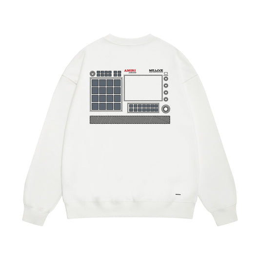 Amiri Sweatshirt Printed Trendy Pure Cotton