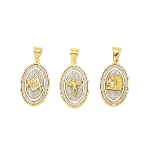 Jewelry Hip Hop Letter G Pendant Necklace Angel Pieces Egypt Pieces