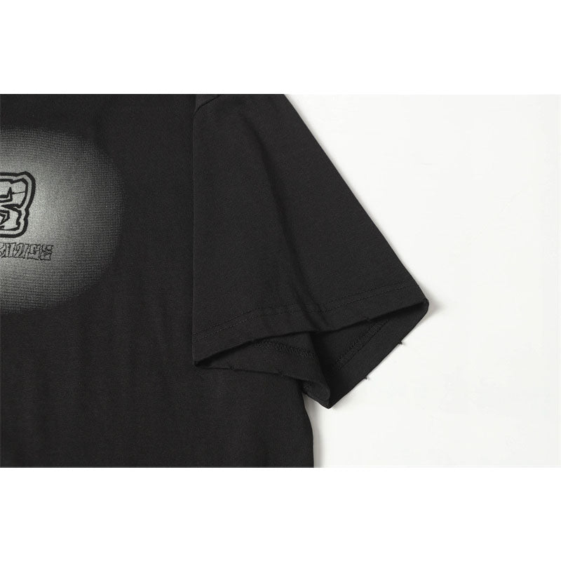 Casual Street Wear High Neck Loose Short Sleeve T-Shirt