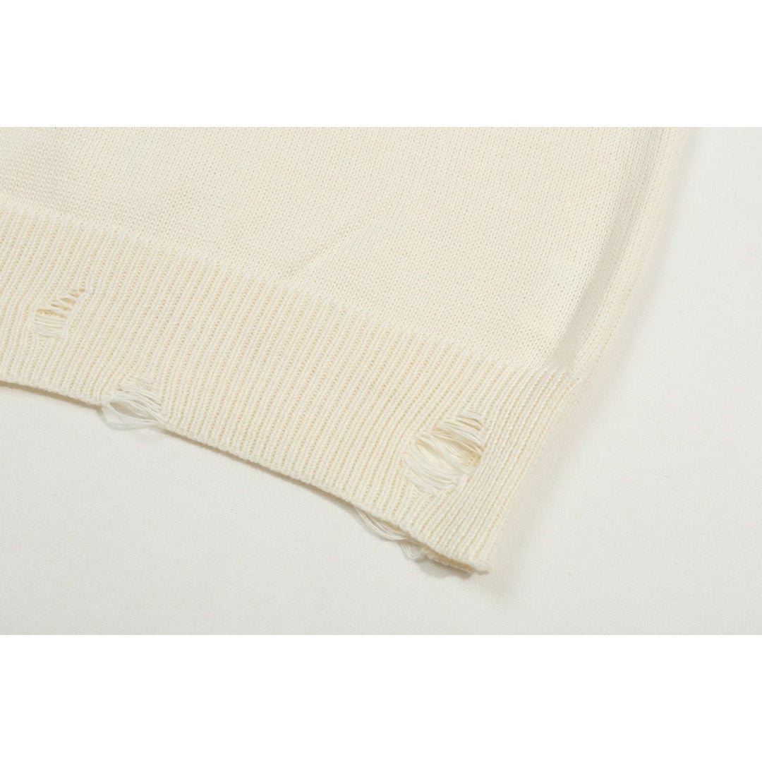 Amiri Sweater Fashion Loose Hooded Sweater