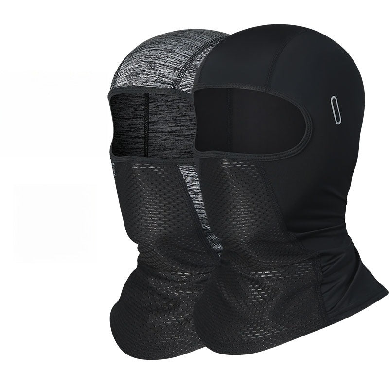 Cycling Windproof Hood Sunscreen UV Protection Full Face Ice Silk Fabric Men's and Women's Spring and Summer