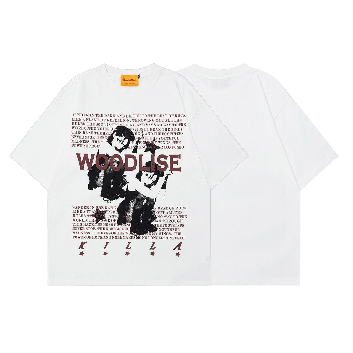 90s West Coast Hip Hop Fashion T Shirts Summer Loose