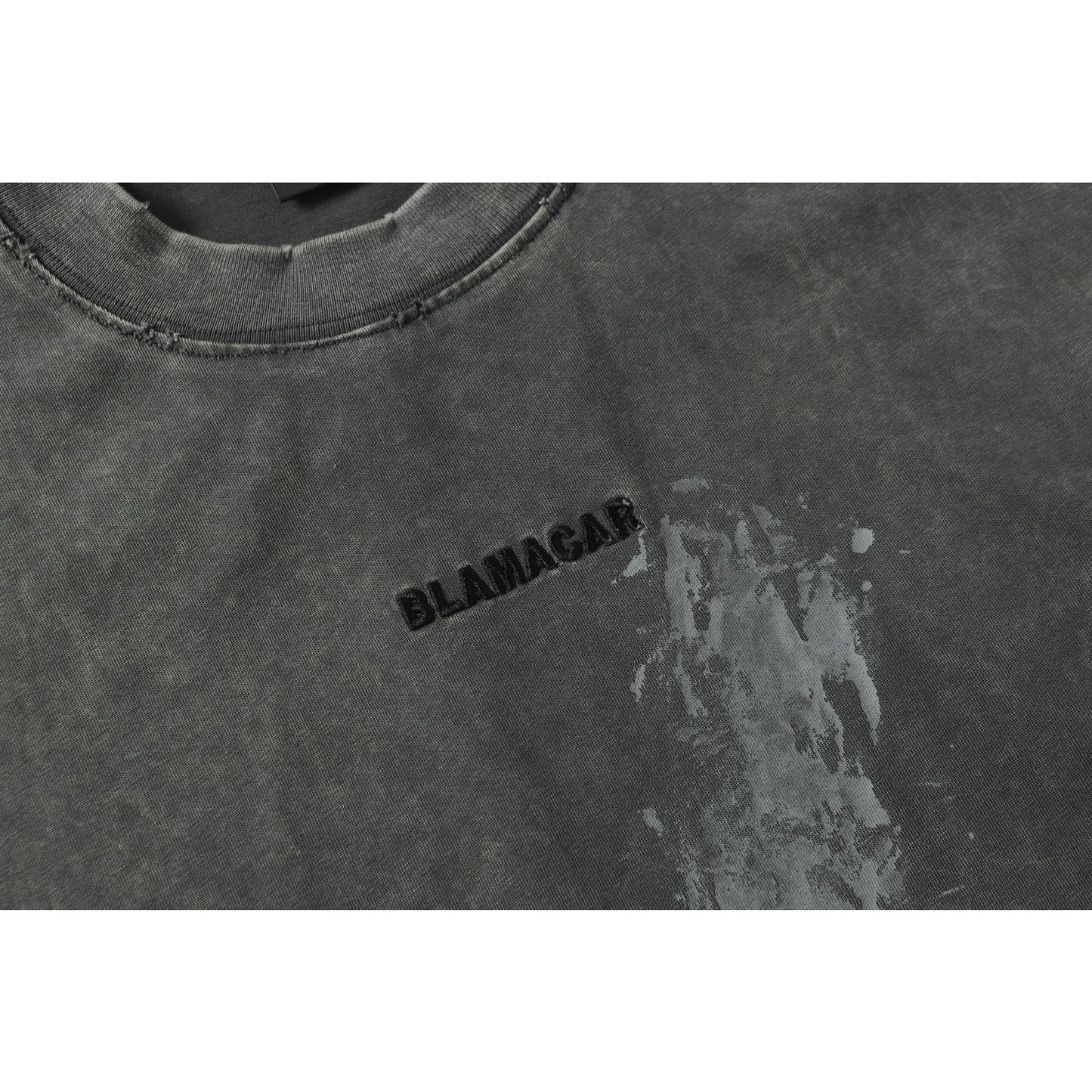 Ye T Shirt Summer Vintage Washed Graffiti Short Sleeve T-Shirt