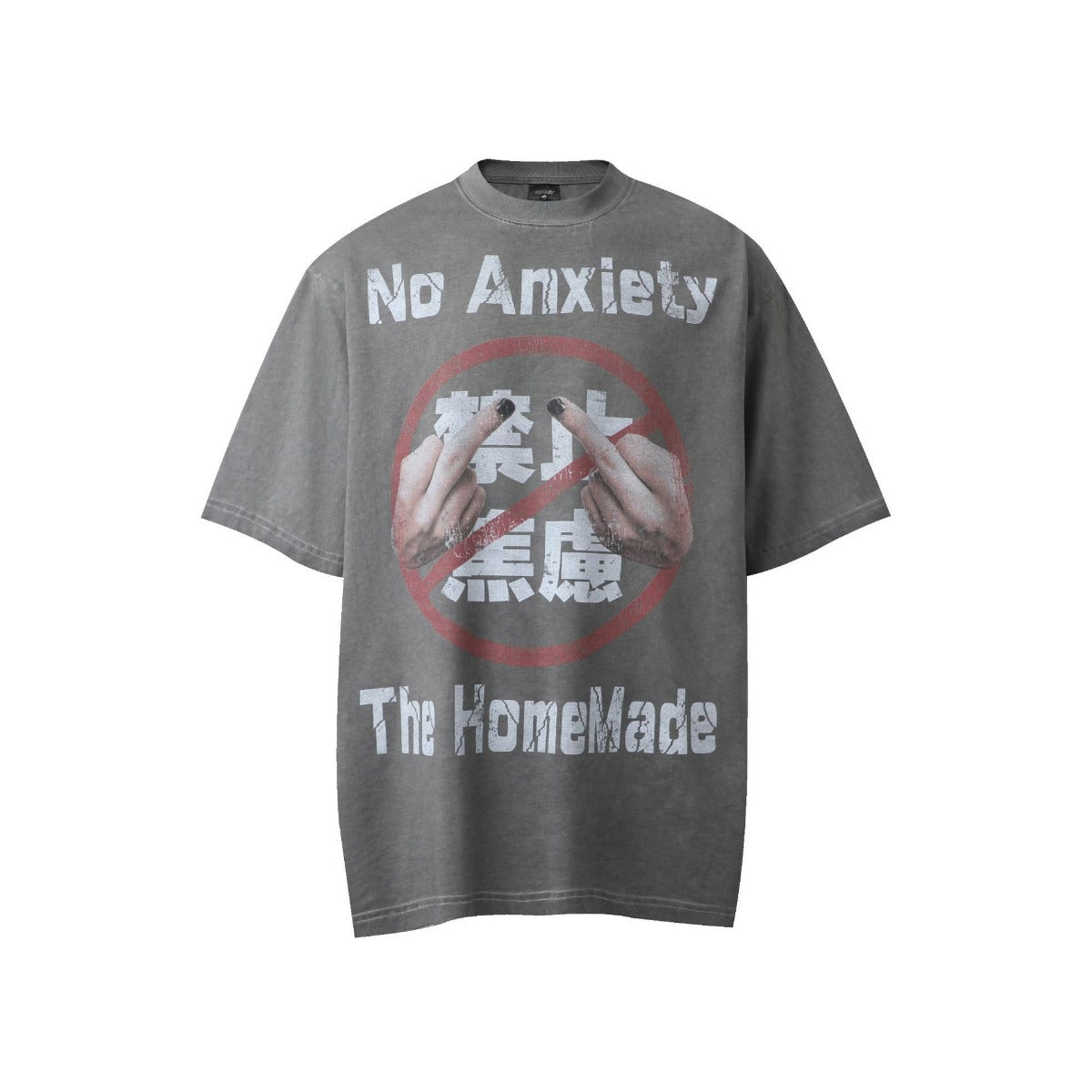 Hip hop shirt washed t-shirt short sleeve