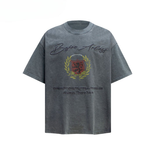 80s And 90s Vintage T-Shirts Vintage Washed Embroidered Short Sleeve T-Shirts