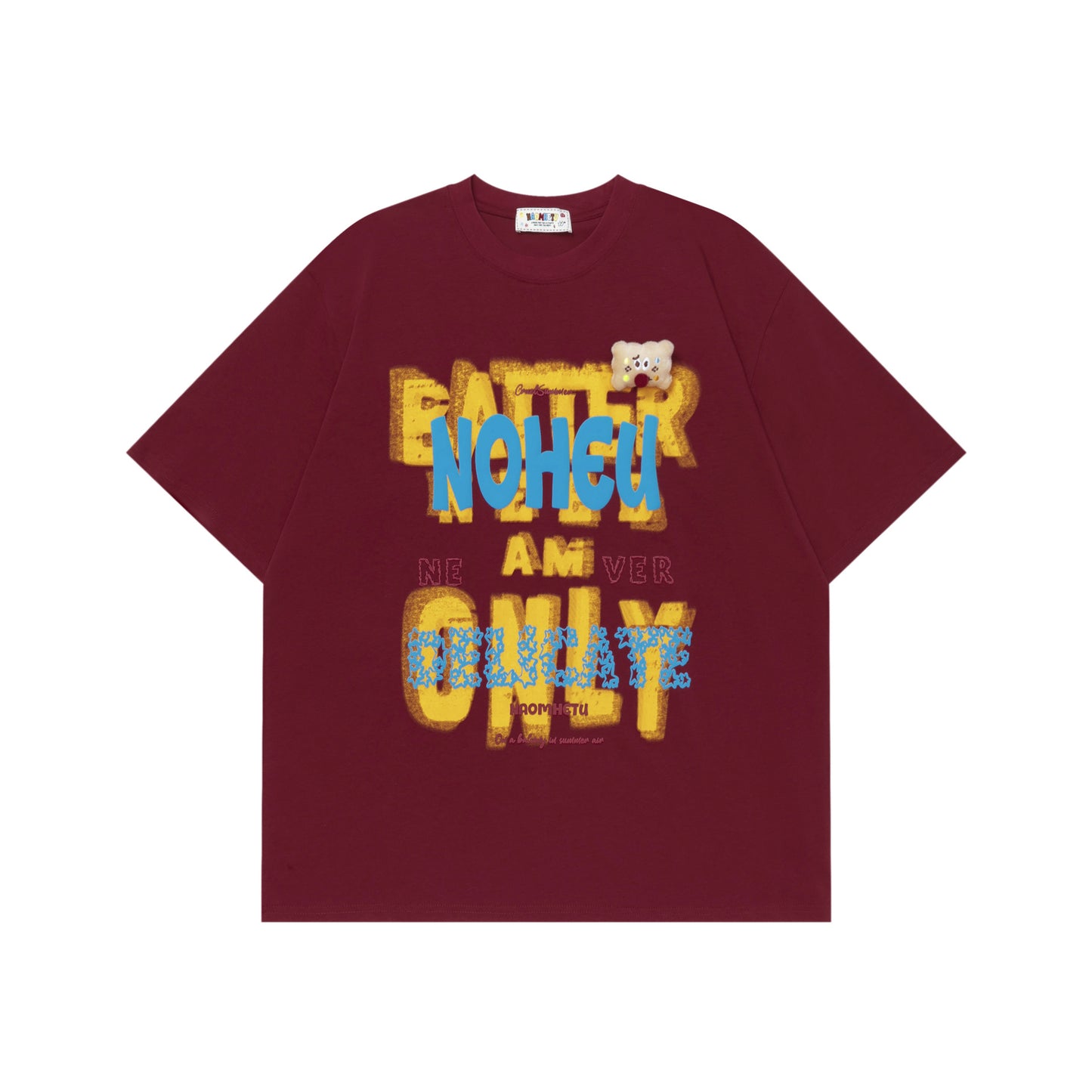 Vintage tarz t shirt summer alphabet print crew neck short sleeve t-shirt
