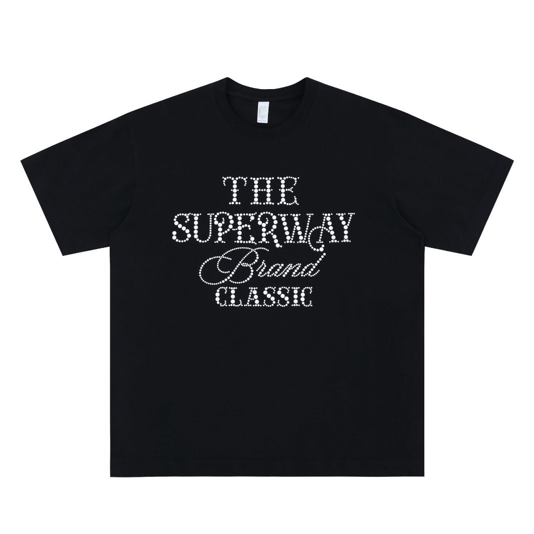 Vintage 90s Hip Hop Clothing Spring/Summer Loose Short Sleeve T-Shirt