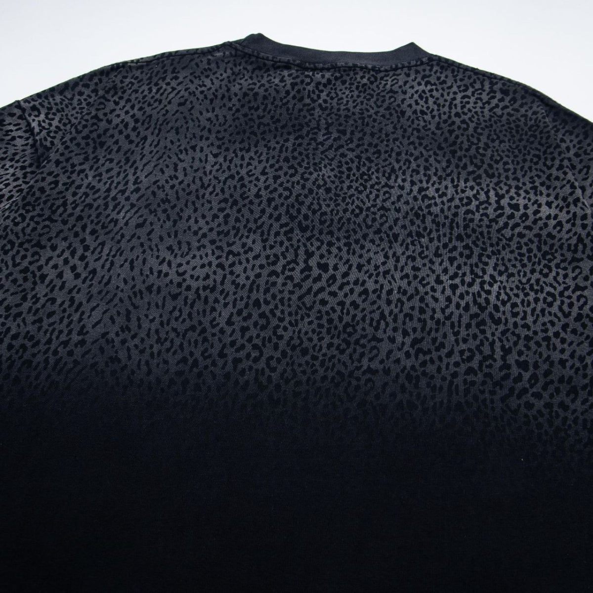 Retro Style Shirt For Men Summer Leopard Print Wash T-Shirt Short Sleeve