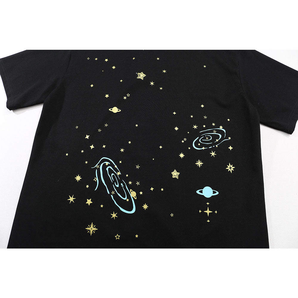 Nostalgia T Shirts Spring Summer Vintage Hip Hop Alphabet Print Casual Loose Crew Neck Short Sleeves