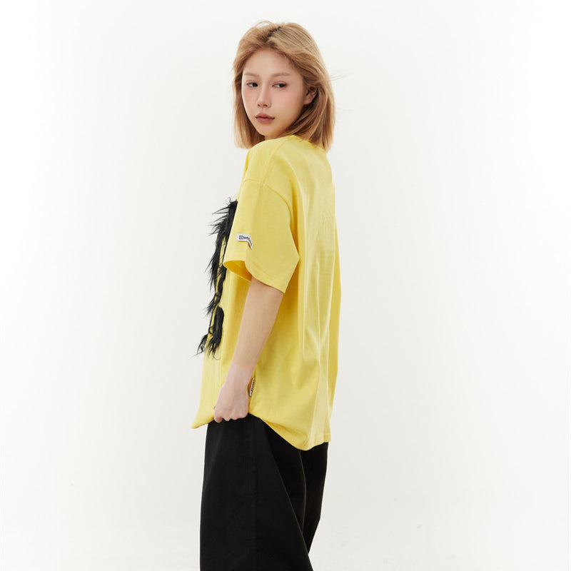 Casual Street Wear Vintage Loose Short Sleeve T-Shirt