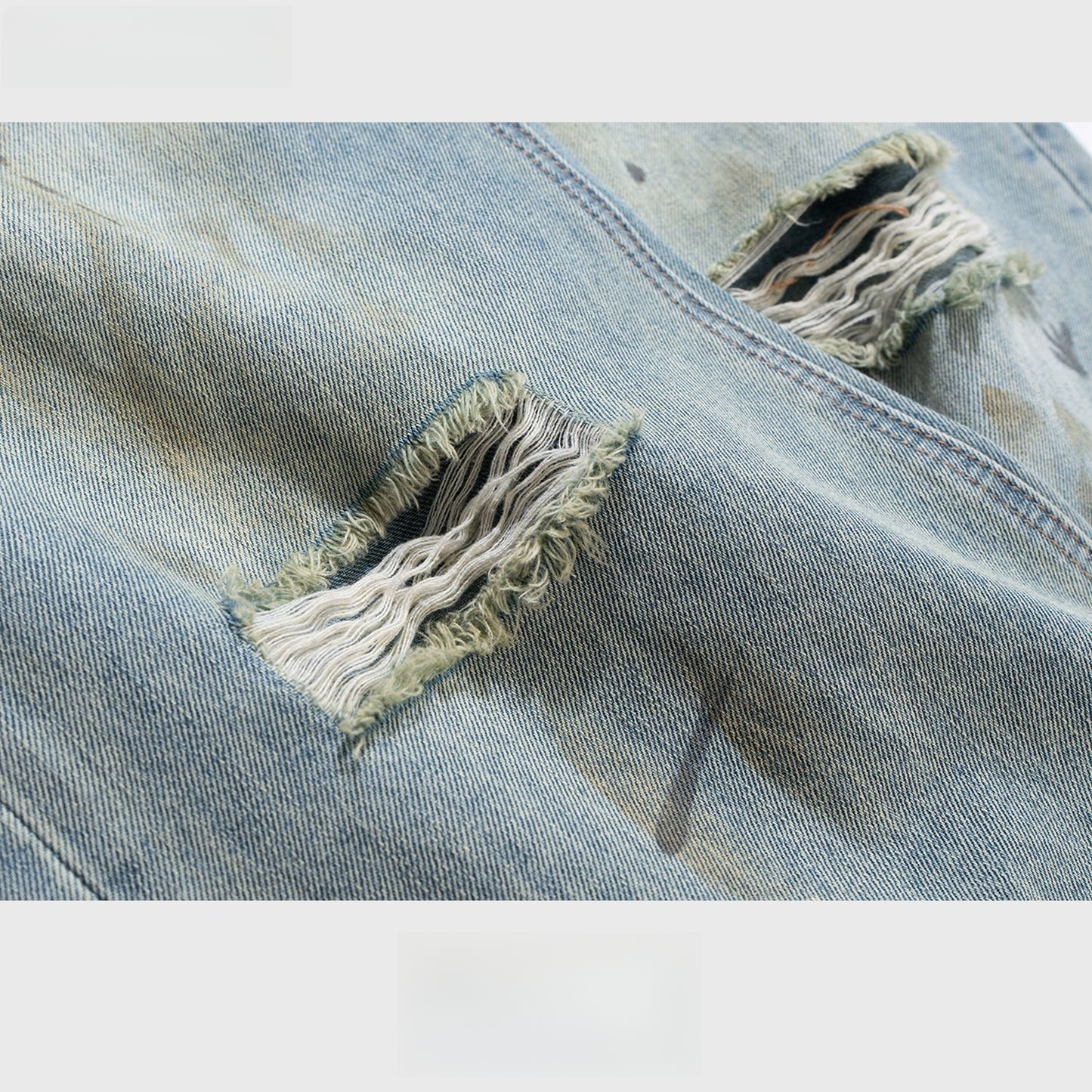 Rock Revival Jeans Trousers Washed and Used Ripped Jeans
