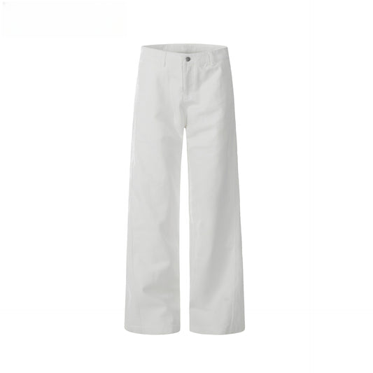 Hip Hop Pants For Boys Vintage Straight Simple Overalls Trousers