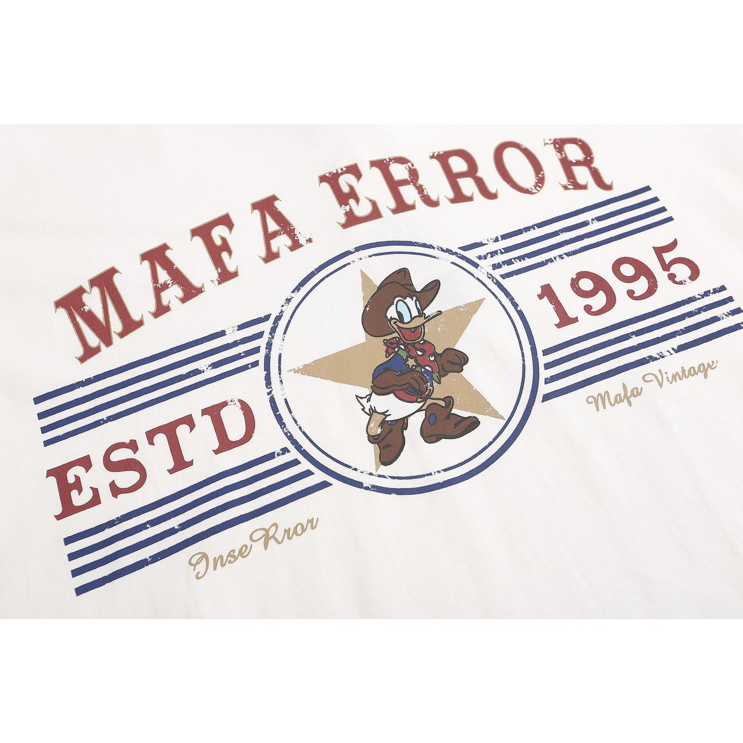 1990 Fashion T-Shirt Loose Cartoon Printed Short Sleeve T