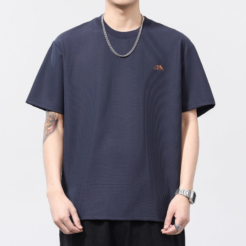 Mens T-shirts Summer Loose Printed Top