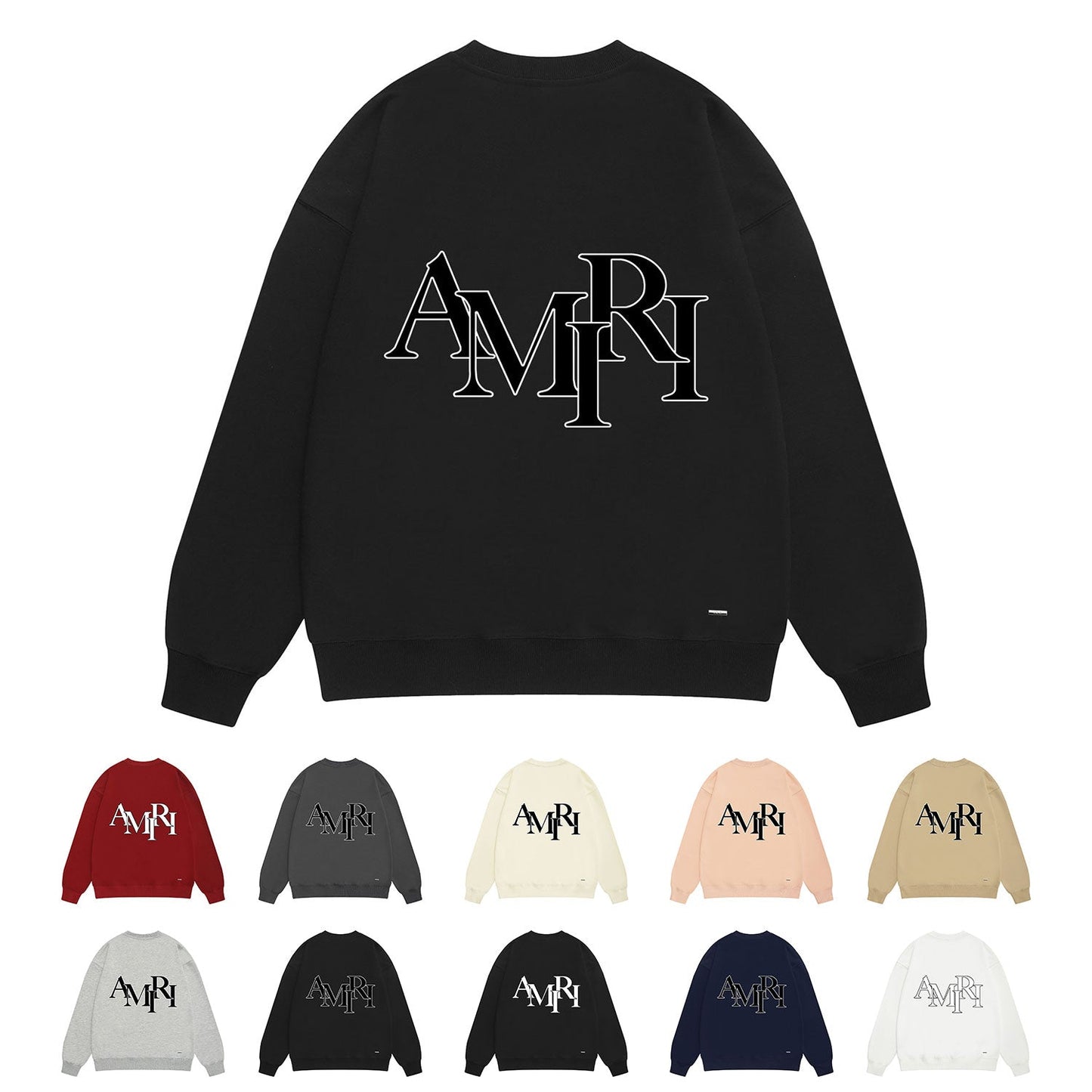 Amiri Sweatshirt Printed Trendy Pure Cotton