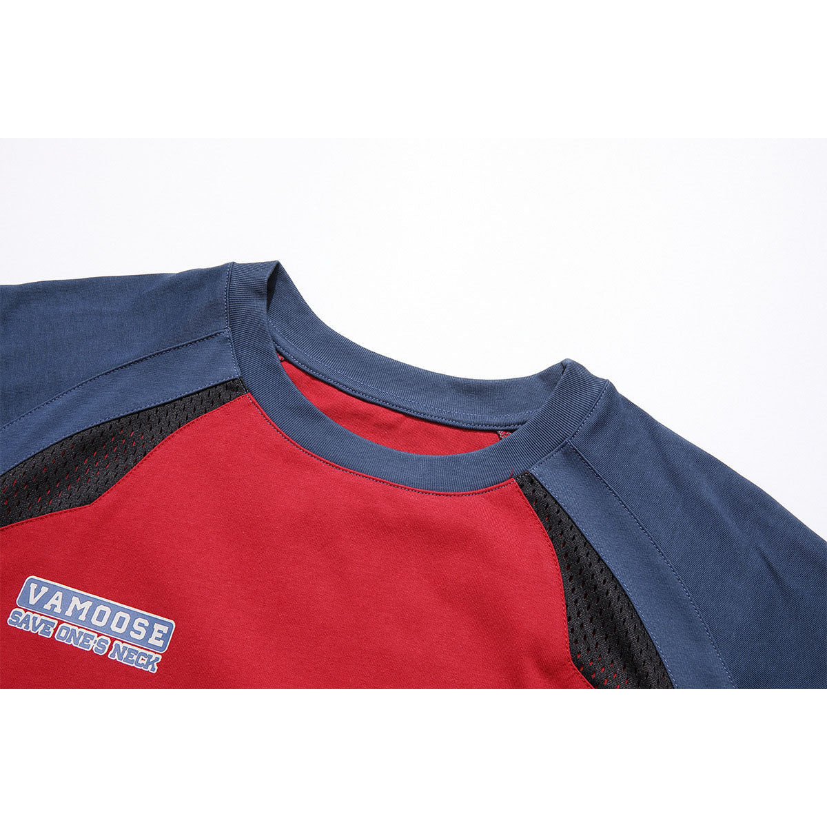 Racing oversized t shirt loose racing suit mesh cloth short sleeve t