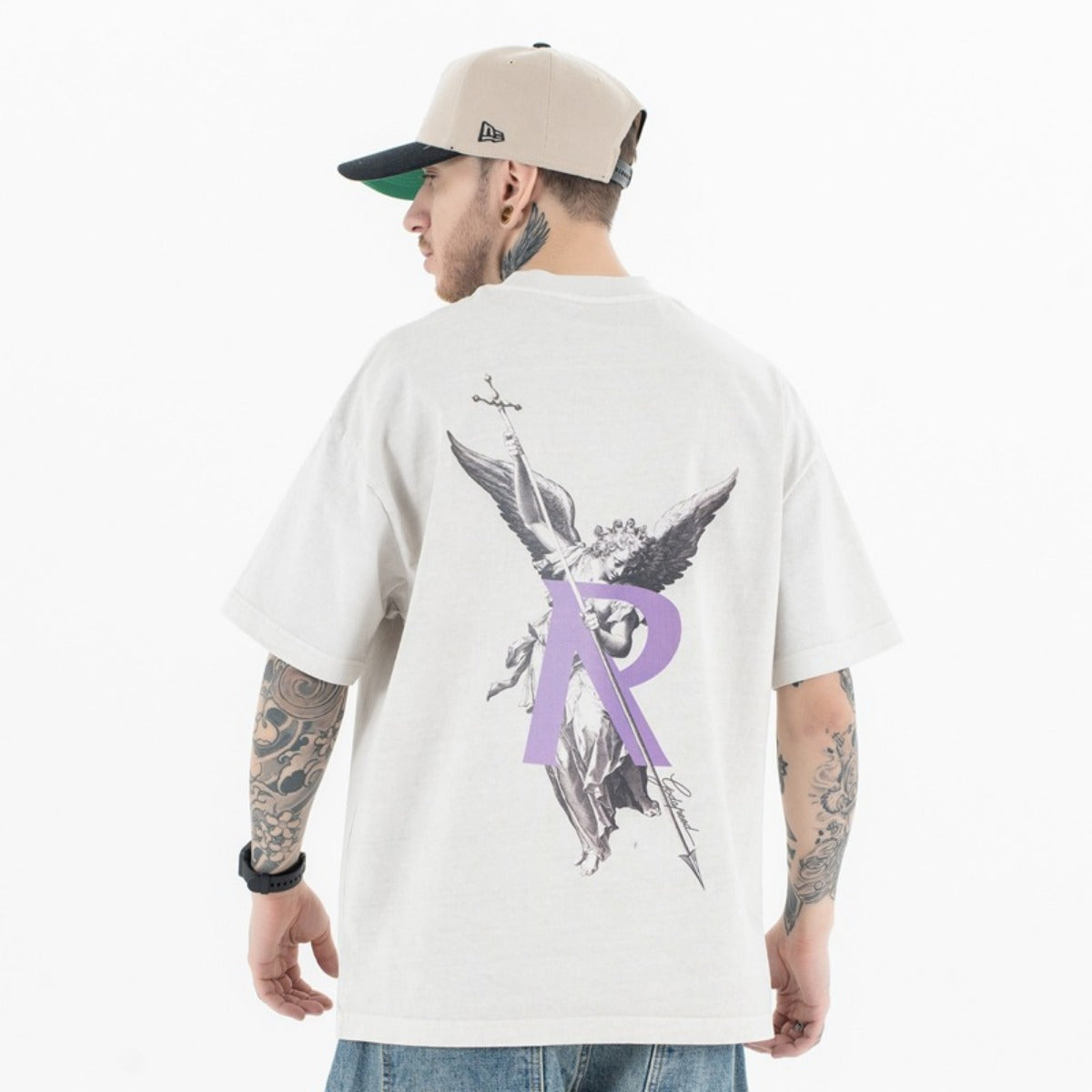 Vintage 90s Hip Hop Clothing Summer Crew Neck Short Sleeve T-Shirt